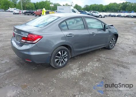 2013 Honda Civic Ex from USA, damaged, VIN 2HGFB2F86DH517285